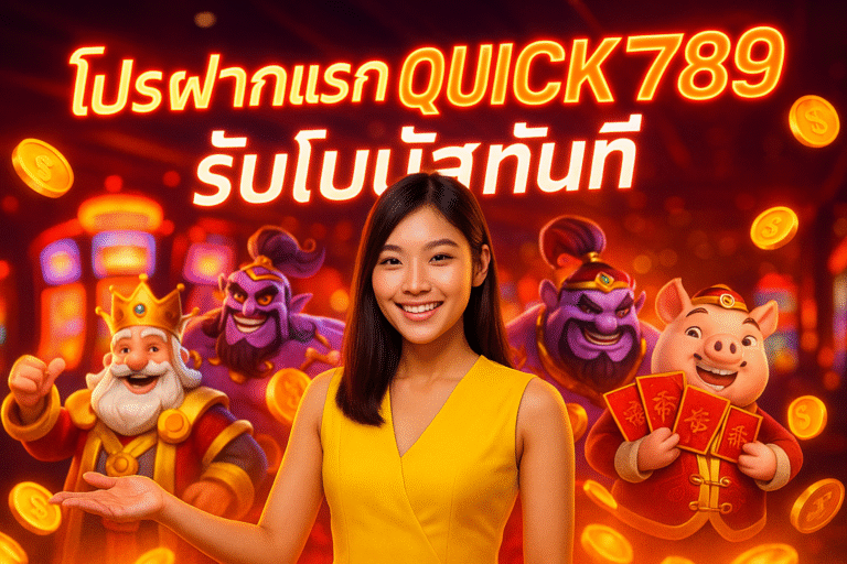 โปรฝากแรก QUICK789 รับโบนัสทันที