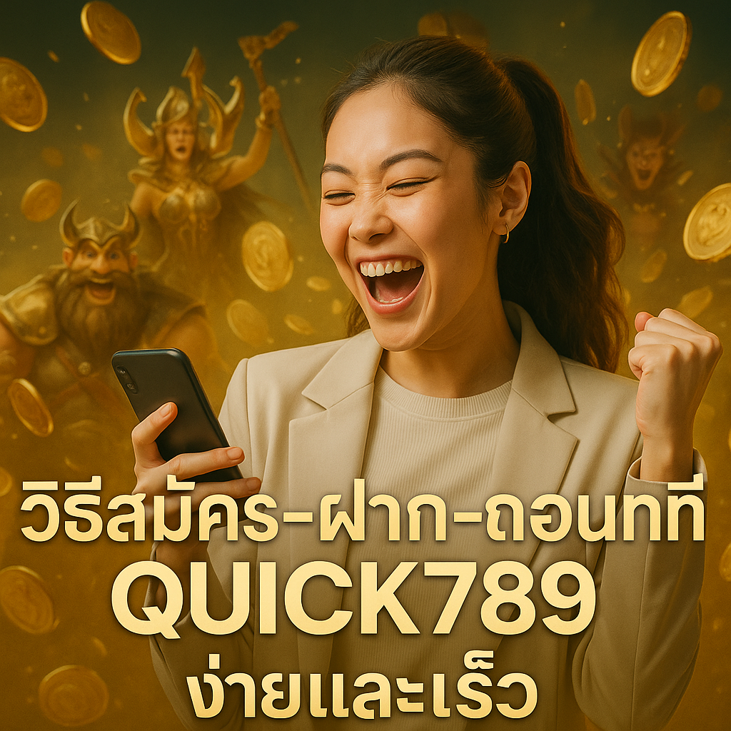 วิธีสมัคร-ฝาก-ถอนที่ QUICK789 ง่ายและเร็ว